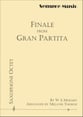 Finale from Gran Partita Saxophone Octet cover